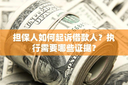 北京担保人如何起诉借款人？执行需要哪些证据？