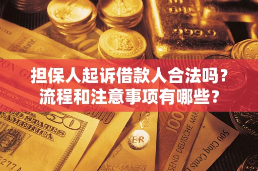 北京担保人起诉借款人合法吗？流程和注意事项有哪些？