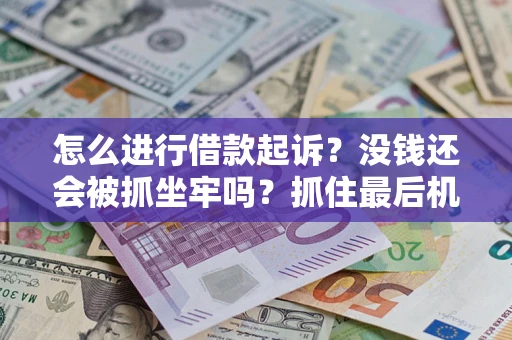 北京怎么进行借款起诉？没钱还会被抓坐牢吗？抓住最后机会！