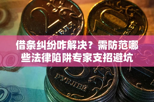 北京借条纠纷咋解决？需防范哪些法律陷阱专家支招避坑