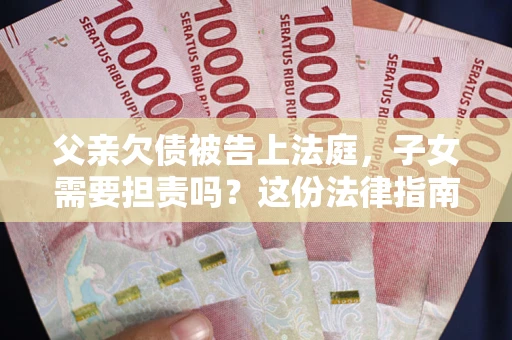 北京父亲欠债被告上法庭，子女需要担责吗？这份法律指南必须看完
