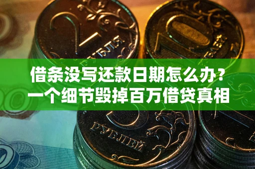 北京借条没写还款日期怎么办？一个细节毁掉百万借贷真相