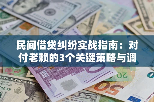 北京民间借贷纠纷实战指南：对付老赖的3个关键策略与调解盲区解析