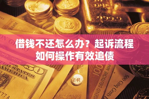 北京借钱不还怎么办？起诉流程如何操作有效追债