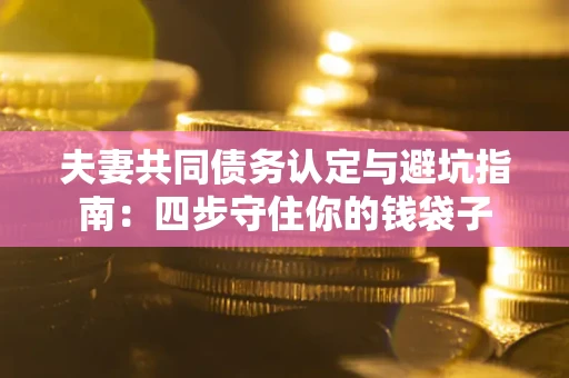 北京夫妻共同债务认定与避坑指南：四步守住你的钱袋子