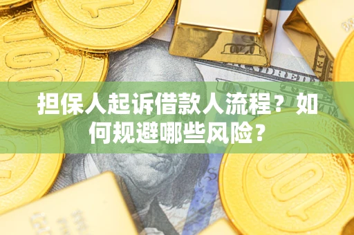 北京担保人起诉借款人流程？如何规避哪些风险？