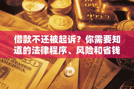 北京借款不还被起诉？你需要知道的法律程序、风险和省钱技巧