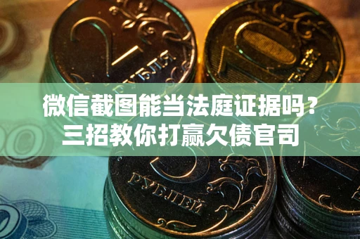 北京微信截图能当法庭证据吗？三招教你打赢欠债官司